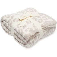 Leopard impressão coberta capa de sonho sofá de meio lã Kids maconha 140x200cm 2205101308153