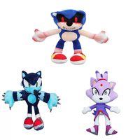 28cm Plush Toys Supersonic Mouse Sonic Hedgehog Sonic Breeze Kerim Rabbit Doll Children's Comforting Accompanying Toy Gifts Factory Wholesale