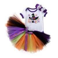 Clothing Sets Infant Baby Girls Halloween Clothes Set, Embro...