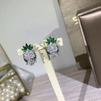 Stud Spons Designer Princess Snake Orenings Personality Orecchini a diamante Full Diamond Orecchini vintage 2022