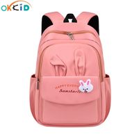 OKKID school backpack for teenage girls cute rabbit bag animal backpack student book bag girls travel backpack kids school bag 220326