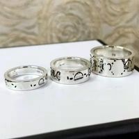 Neuer Stil Silberschilder Ring Elf Hip-Hop-Paar Ringe Top-Qualität Mode Schmuckversorgung Whole253a