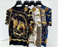 Men' s T- Shirts 22ss Brand Crown Print Gothic Punk Luxur...