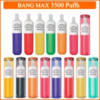 Autêntico bang max 3500 buffs 8,5 ml de capacidade e kit de dispositivo descartável de cigarro 1400mAh Pen do cartucho de bateria