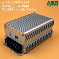 MPPT Boost 12V 24V auto-switch 100W-600W 25A wind generator charge controller voltage self-adaptive282S
