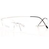 Pure titanium optical frame Silhouette type hypoallergenic hingeless glasses frame men women brand Ultra-light eyeglasses with ori274f