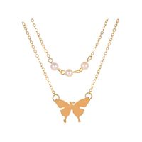 Chains Personality Clavicle Vintage Chain Necklace Butterfly...