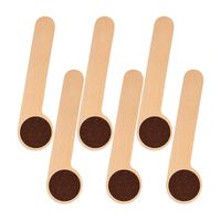 Cucchiai padyrytu in legno scoop e clip sacchetti cucchiaio di misurazione di misurazione per fagioli macinati tè amurm