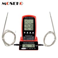 MOSEKO Dual Probe Digital Wireless Oven Thermometer For Meat Water Food Barbecue BBQ Cooking Kitchen Timer Temperature Alarm 220531