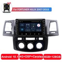 Android Car Video Stereo для Fortuner Hulix 2007 2009 2009 2010-2015 Auto Radio GPS Navigation