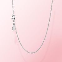 Cadeias 925 Nacklace Sterling Silver Charm para mulheres que combinam com jóias de jóias Pingente Gift