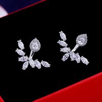 SALE 925 Silver Europe Crystal from Swarovski fashion Water droplets wild silver needle high-end wedding jewelry earrings