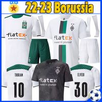 22/23 Borussia Monchengladbach Soccer Jerseys 2022 2023 Plea Thuram Ginter Bensebaini Herrmann Embolo Men Kits Kits Football Shirts Uniforms
