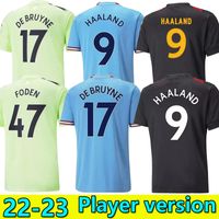 Player Version HAALAND soccer jersey 22 23 DE BRUYNE PHILLIP...