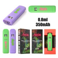 New Alien Labs Live Resin Disposable Vape Pens E Cigarettes 0.8ml Empty Carts 350mAh Battery AlienLabs Kits 10 Strains Green Purple Color
