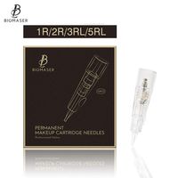 Biomaser Professional Permanent Makeup Cartridge Needles 1R/2R/3RL/5RL Disponibla Steriliserad tatueringspenna Maskinnålar Tips227a