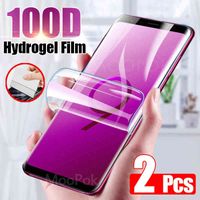 2Pcs 100D Screen Protector For Samsung Galaxy S10 S9 S8 S20 Plus Ultra Full Cover Soft Film Note 10 9 Not Glass