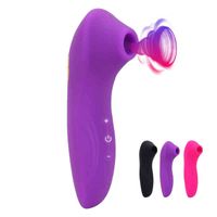 10 Modi saugen Maschine Erotische Vagina Brustwarzenmassagegeräte weibliche Länderschuhbühne Vibrator Clitoris Stimulator Sexspielzeug für Frauen L220711