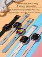 Colmi P8 P8 da 1,4 pollici Smart Watch smartwatchs orologi uomini full touch fitness tracker orologio per la pressione sanguigna donne smartwatch GTS Contattaci per altre foto di S7