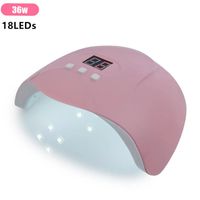36W LED Lamp Nail Dryer For Fast Curing UV Gel Polish With Motion Sensor P otherapy Manicure Tools 220524