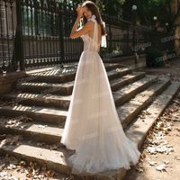 Hochzeitskleid 2022 Neue Moderne Stil Sen Serie Urlaub Reisen Sexy Spitze Kleine nachlaufende Beine