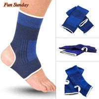 2 Packung Outdoor Sports Knie Knöchel Elastische Kompression Wrap Hülse Bandage Stützschutz Linderung Fußschmerzen W220324