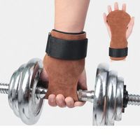 Wsparcie nadgarstka 1 para straż palmy antypoślizgowe uchwyty ręczne zespoły dumbbells barbell pull-ups Rękawiczki fitness sprzęt treningowy siłownia Crossfit
