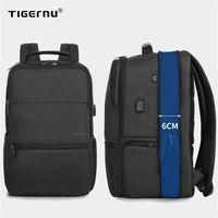 Tigernu Expandable Rucksack Männer für 15,6-19 Zoll Laptop / Computer S Männliche Reisetaschen Große Kapazität Mode 220317