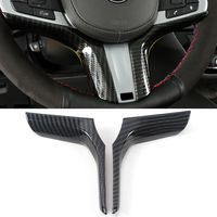 Car Accessories Steering Wheel Panel Cover Frame Sticker Trim ABS Carbon Interior Decoration for BMW X3 G01 X4 G02 2018-20202994