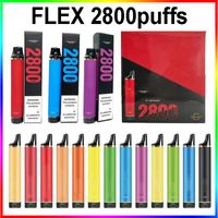 Original Puff Flex 2800 Puffs Disponível Vape Pen E Kits de cigarro de 10 ml Pretende a vagem vs bang xxl mais legenda de elux barras esco