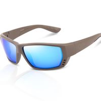 Óculos de sol Men polarizados Vintage Tuna Alley Sol Glasses para esporte masculino UV400 Eyewearsunglasses quadradas