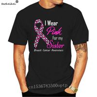 Men&#039;s T-Shirts Wear Pink For My Sister Breast Cancer Awareness T- ShirtMen&#039;s