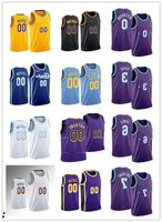 75th Custom Los Angeles''Lakers''Jersey MEN Womn Youth LeBron 6 James Anthony 3 Davis Basketball Jerseys
