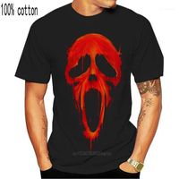 Men's T-Shirts Scream Mask Halloween T Shirt Scary Movie Horror Face Funny Ghostface Ghost Dead Short Sleeve Round Neck Promotion