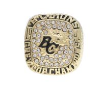 1994 CFL Canada BC Lions Grey Cup Championship Ring Men's rostfritt stål fotboll