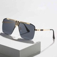 2021 Wholeale Custom Luxus Vintage Mode Frauen Shad Übergroße Sonnenbrille Herren 2022