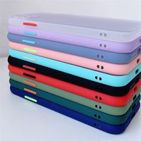 Étuis de téléphone colorés pour iPhone 14 Pro Max 12 11 xr xs max 7 8 Plus Galaxy S22 Bouton de couleur de concepteur de luxe