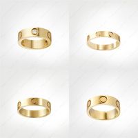Love Screw Ring mens Band Rings 3 Diamonds designer luxury jewelry women Titanium steel Alloy Gold-Plated Craft Gold Silver Rose N2656