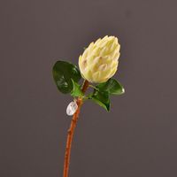 Flores decorativas grinaldas rei protea artificial seda diy flor arranjo de alta qualidade falsificar imperador casa festa casamento mesa deco