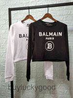 Роскошный дизайнер Paris New Main Delireba Printed Prentted Man Cotton Sweater осенью и зимой 2022 B01b