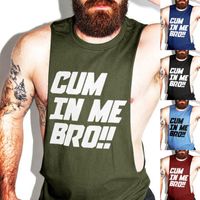 Men' s T- Shirts Gym Tank Top Men Tshirt Sleevless Boxing...