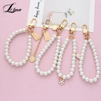 Retro Beauty Head Keychain Pearl Small Gift For AirPods Pro 1 2 Écouteurs Chaîne d'ornements Courteuses Round Pendant 220623