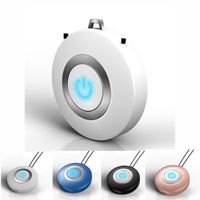 Mini Portable Air Purifier Necklace Wearable Air ener Oxygen Anions USB Port Cleaner for Kids Adults2420