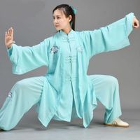 Ethnic Clothing Tai Chi Uniform Wushu Outfit Chinese Warrior...