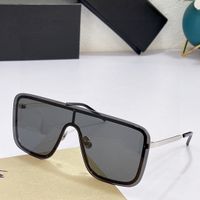 Роскошные дизайнерские солнцезащитные очки для женщин черные/темно -серые квадратные мужские солнцезащитные очки Маска солнце