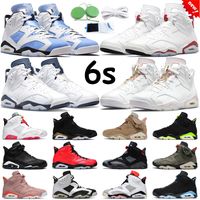 6S Red Oreo Retro Men Basketball Shoes Jumpman 6 University Midnight Navy Bordeaux Carmine Electric Green Green Tinker Outdoor Mens Mass Sneakers