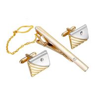 Link e clip per cuffie set di gemelli di lusso per le strisce di curva da uomo Link di alta qualità Link di alta qualità per uomini Gift di gioielli 264f264f264f264f