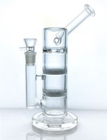 19mmHigh quality bong glass hookah with two sintering discs ...