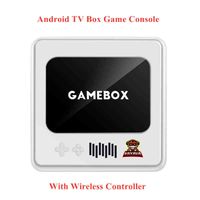 New G10 Gamebox Wireless Game Console 4K Android TV Box Classic PS1 N64 PSP 3D Retro Video Game Consoles Full HD Media Player H220426