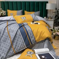 Conjuntos de ropa de cama de diseñador modernos Cubra de moda de algodón de alta calidad Tamaño L276F